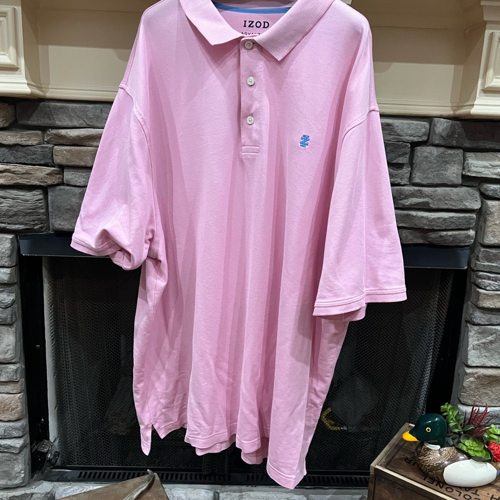 Izod Pink Polo Shirt Classic Style